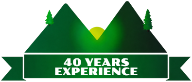 40 Years Experience badge
